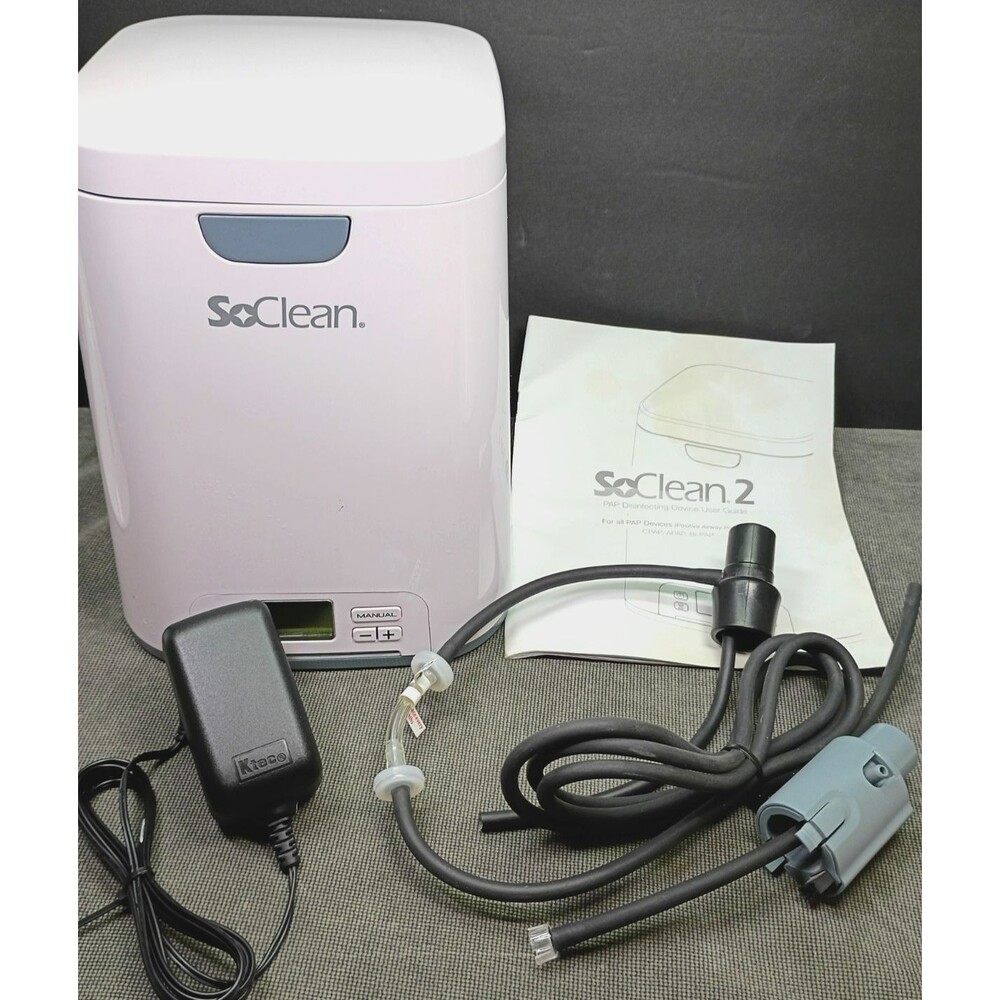 SoClean 2 SC1200  Cleaner & Sanitizing Machine w/ Power Adapter & More